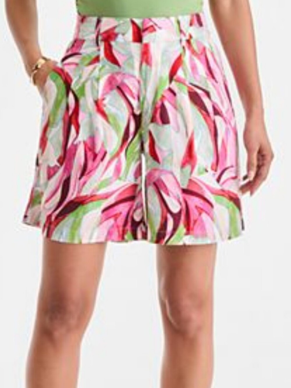 I.N.C. International Concepts Pink High-Waisted Women's Shorts